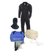 Enespro ArcGuard Coverall 8 Cal Arc Flash Kit WITH Balaclava in Navy